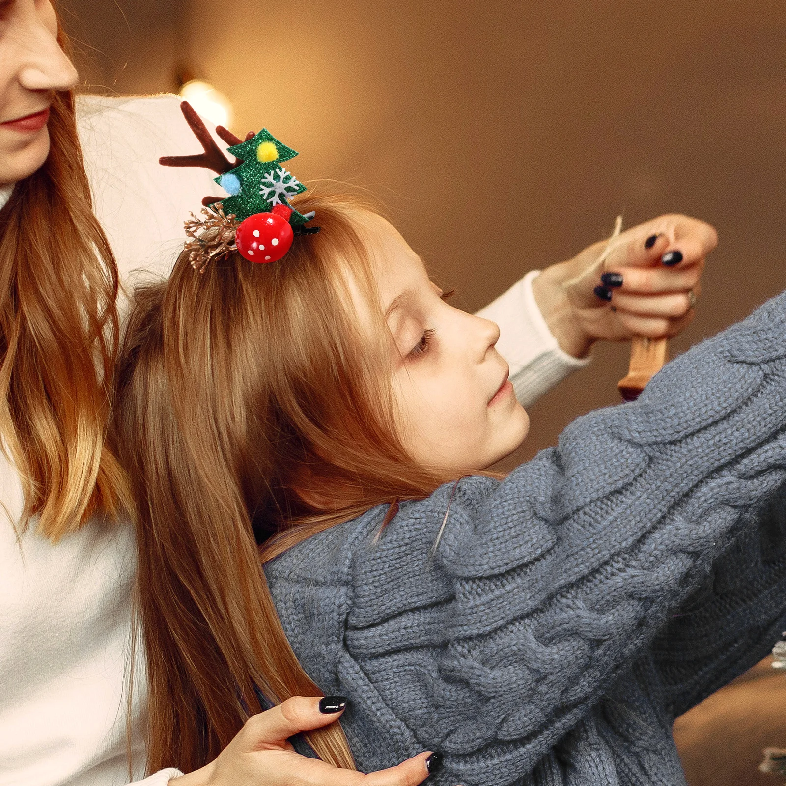 2Pcs Adorable Antler Hair Clips Stylish Christmas Hair Pins For Girls And Kids Party Supplies Random Color
2Pcs Adorable Antler Hair Clips Stylish Christmas Hair Pins For Girls And Kids Party Supplies Random Color