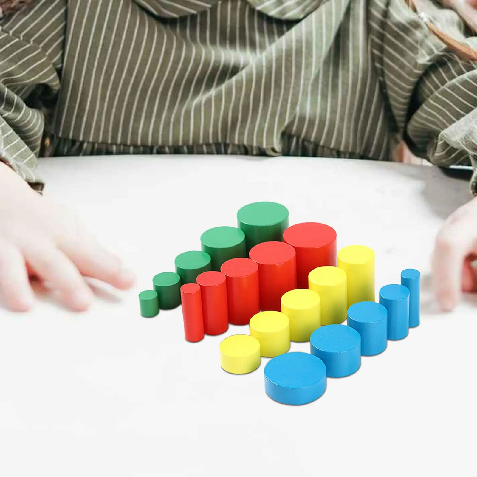 20Pcs Cylinders Educational Toys Early Teaching Gift Wooden Wooden Educational Toys for Children 2 3 Year Old Kids Play Toddlers
20Pcs Cylinders Educational Toys Early Teaching Gift Wooden Wooden Educational Toys for Children 2 3 Year Old Kids Play Toddlers