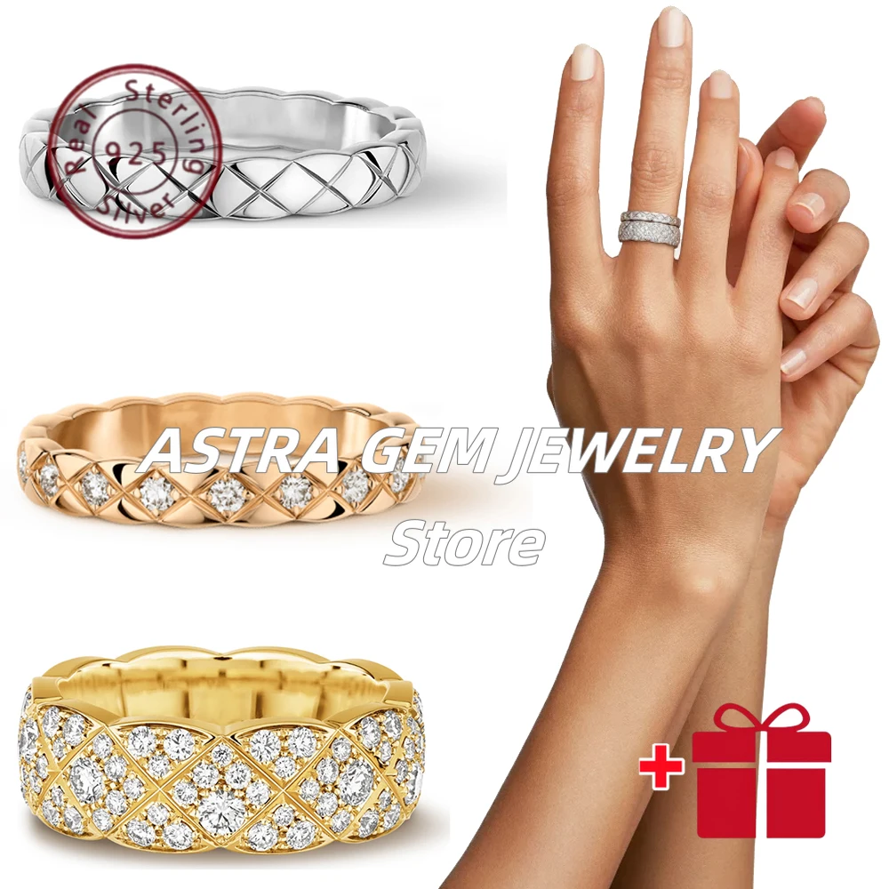 High-quality 925 silver diamond-patterned ring. Multiple styles to choose from. Daily jewelry, formal jewelry-a gift for couples
High-quality 925 silver diamond-patterned ring. Multiple styles to choose from. Daily jewelry, formal jewelry-a gift for couples