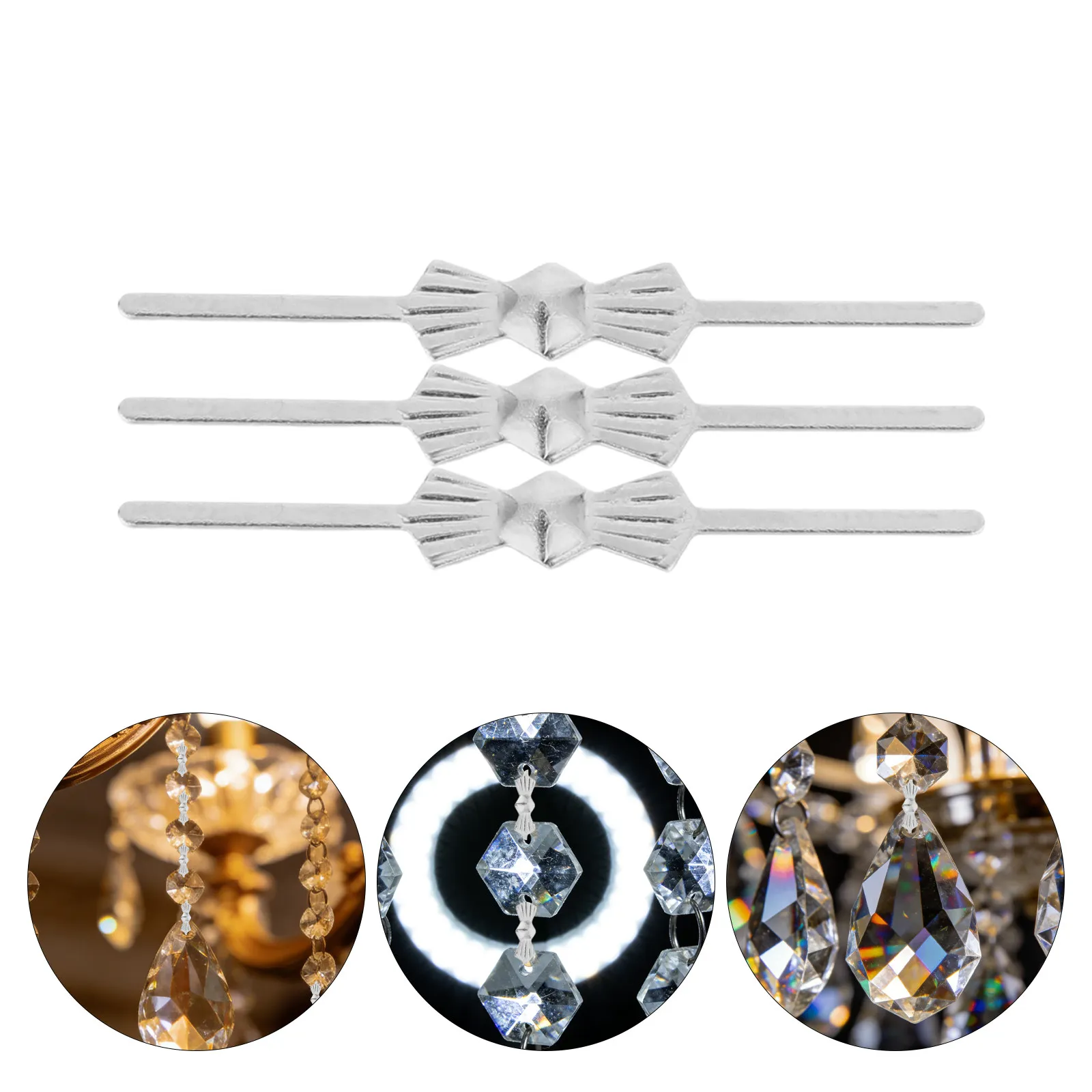 100Pcs Crystal Bow Tie Components Shiny Metal Butterfly Fasteners Universal Chandelier Connectors for Crystal Lamp Repair and
100Pcs Crystal Bow Tie Components Shiny Metal Butterfly Fasteners Universal Chandelier Connectors for Crystal Lamp Repair and