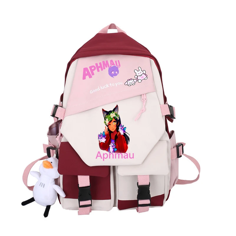 2025 summer new Aphmau nylon contrast color student backpack fashion street trend casual backpack
2025 summer new Aphmau nylon contrast color student backpack fashion street trend casual backpack