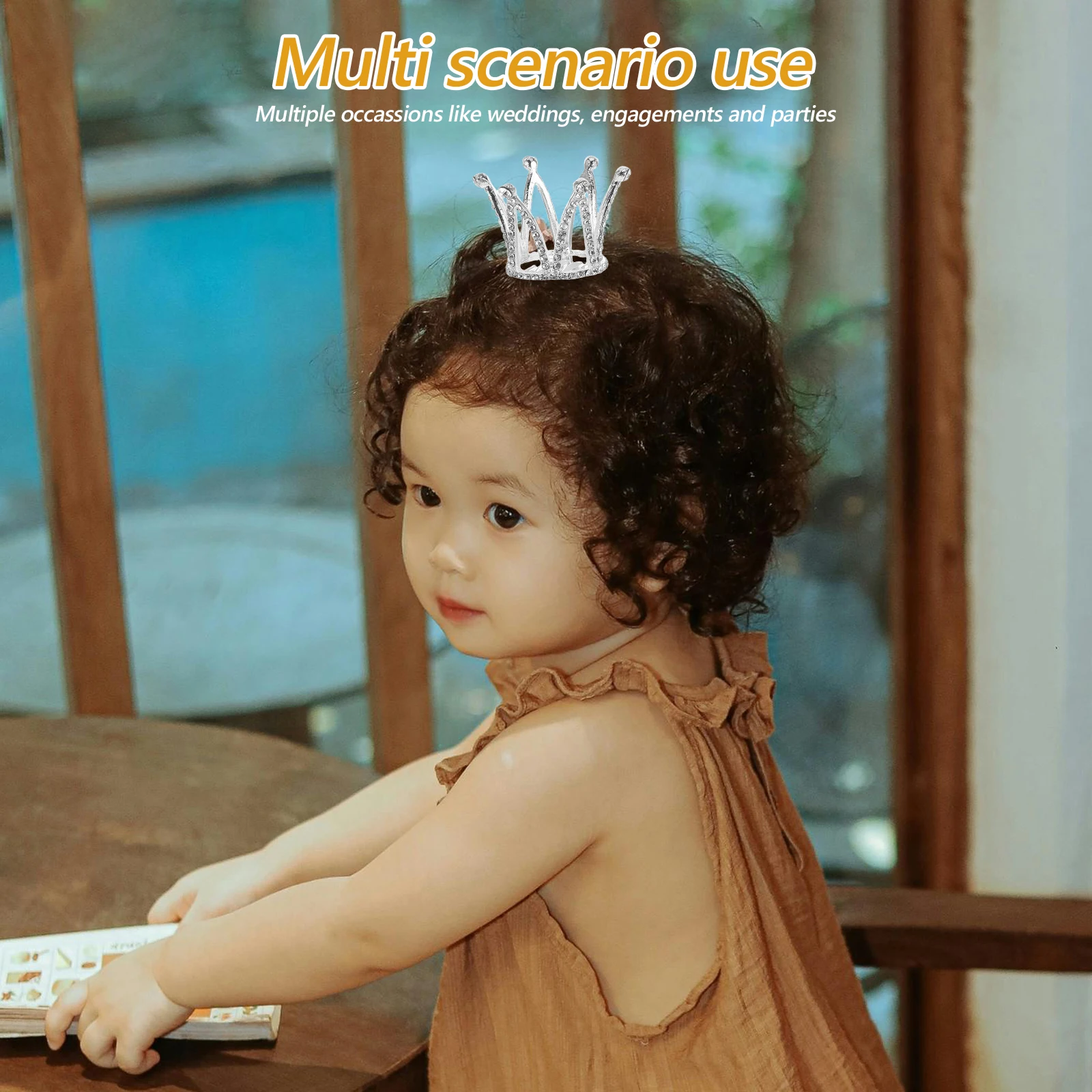 Crown Comb Rhinestone Wedding Hairband Princess Accessories Kids Flower Girl Clip Barrettes Loop Child Silver Alloy 50x40x40mm
Crown Comb Rhinestone Wedding Hairband Princess Accessories Kids Flower Girl Clip Barrettes Loop Child Silver Alloy 50x40x40mm