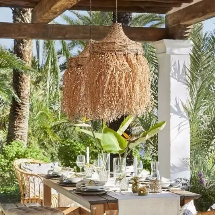 New Design Handmade Woven Rattan Grass Thailand Japanese Simple Natural Australia House Popular Pendant Lamps Lights
New Design Handmade Woven Rattan Grass Thailand Japanese Simple Natural Australia House Popular Pendant Lamps Lights