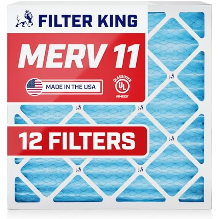 16.25x21.5x0.75 Air Filter MERV 11 12-Pack Dust Allergy Control Pleated Electrostatic HVAC Furnace Filters Made in USA
16.25x21.5x0.75 Air Filter MERV 11 12-Pack Dust Allergy Control Pleated Electrostatic HVAC Furnace Filters Made in USA