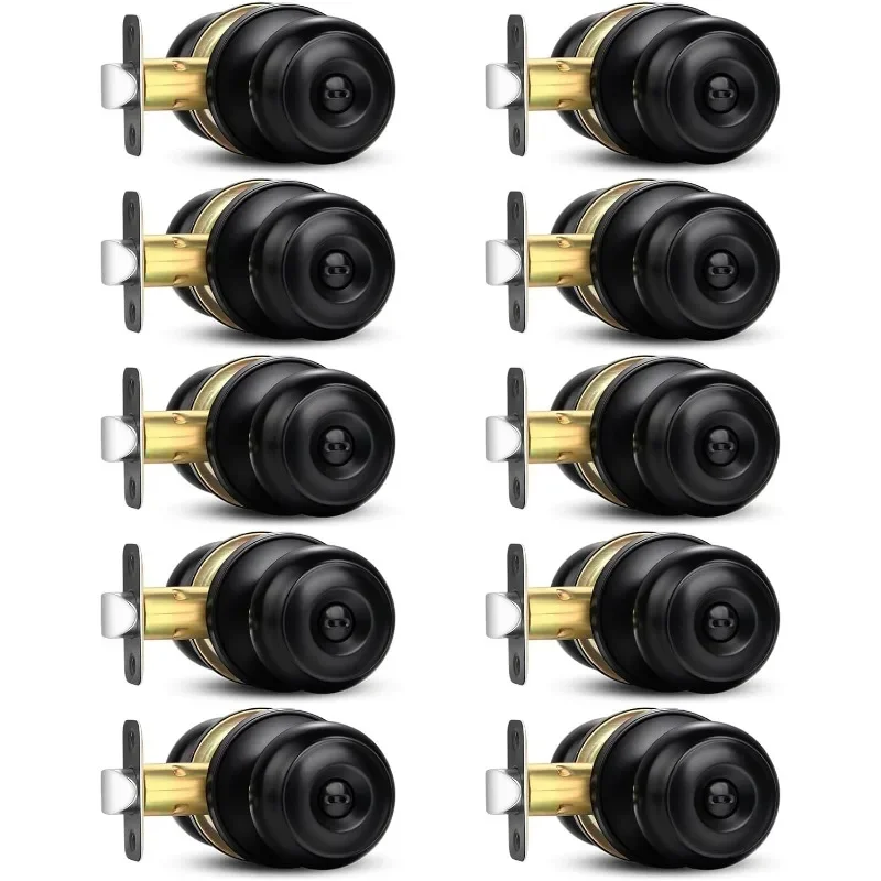 Great Discounts.Privacy Door Knob, 10 Pack Matte Black Round Keyless Doorknobs Interior/Exterior Lockset, Privacy Locking Doo.ne
Great Discounts.Privacy Door Knob, 10 Pack Matte Black Round Keyless Doorknobs Interior/Exterior Lockset, Privacy Locking Doo.ne