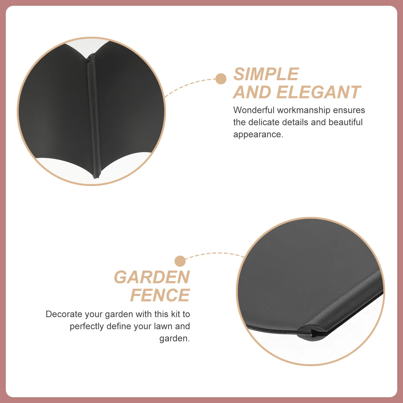 40 Sheets PP Garden Fence Decorative Plastic Courtyard Edging Border Lawn Plant Protector Yard Fence Outdoor Garden Scene
40 Sheets PP Garden Fence Decorative Plastic Courtyard Edging Border Lawn Plant Protector Yard Fence Outdoor Garden Scene