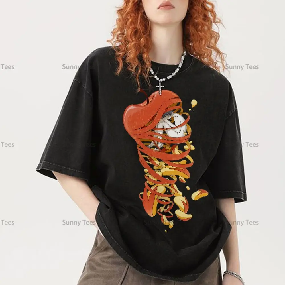 Oversized Cotton T-shirt Women High Quality Soft Plus Size Summer Top Loose Fit Streetwear Apple Cage Print Tee Clothes
Oversized Cotton T-shirt Women High Quality Soft Plus Size Summer Top Loose Fit Streetwear Apple Cage Print Tee Clothes