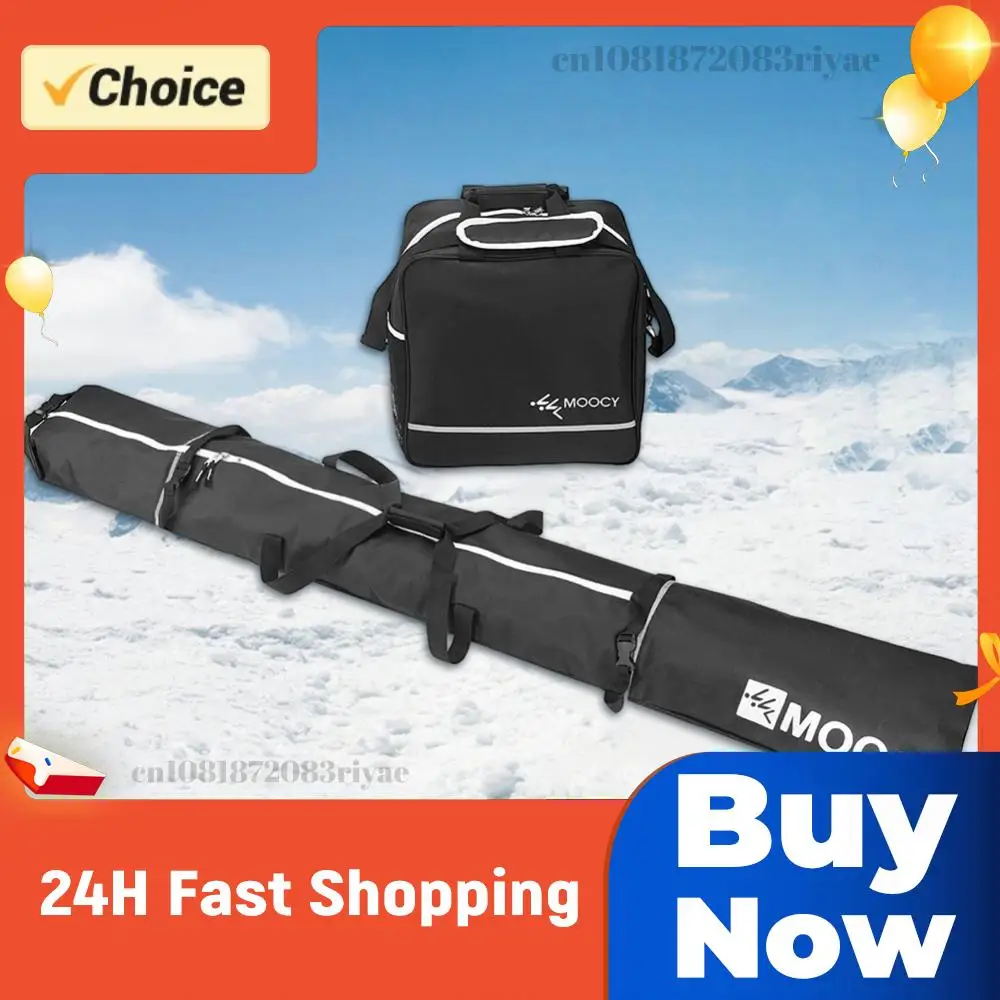 Комплект из 2-х сумок для лыж: водонепроницаемая сумка для лыжных ботинок и сумка-даффл для лыж, а также сумка-переноска и чехол для ботинок для взрослых и детей
Комплект из 2-х сумок для лыж: водонепроницаемая сумка для лыжных ботинок и сумка-даффл для лыж, а также сумка-переноска и чехол для ботинок для взрослых и детей