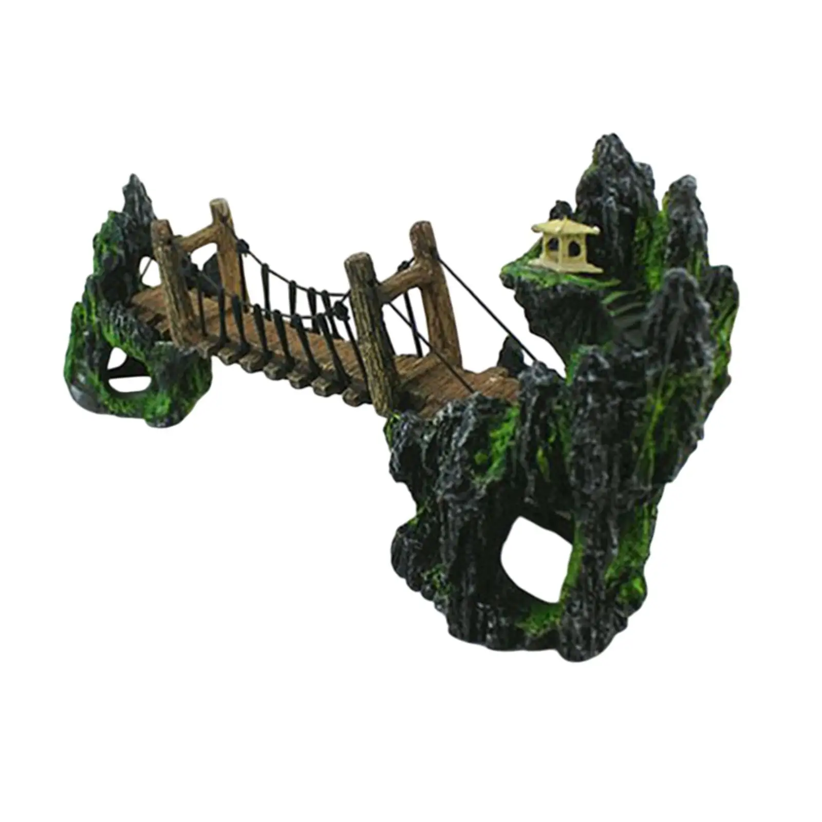 Bridge Mountains Drawbridge Rock Decor Modern Realistic Collectible Statue Resin for Betta Hideout Micro Landscape for Yard Lawn
Bridge Mountains Drawbridge Rock Decor Modern Realistic Collectible Statue Resin for Betta Hideout Micro Landscape for Yard Lawn
