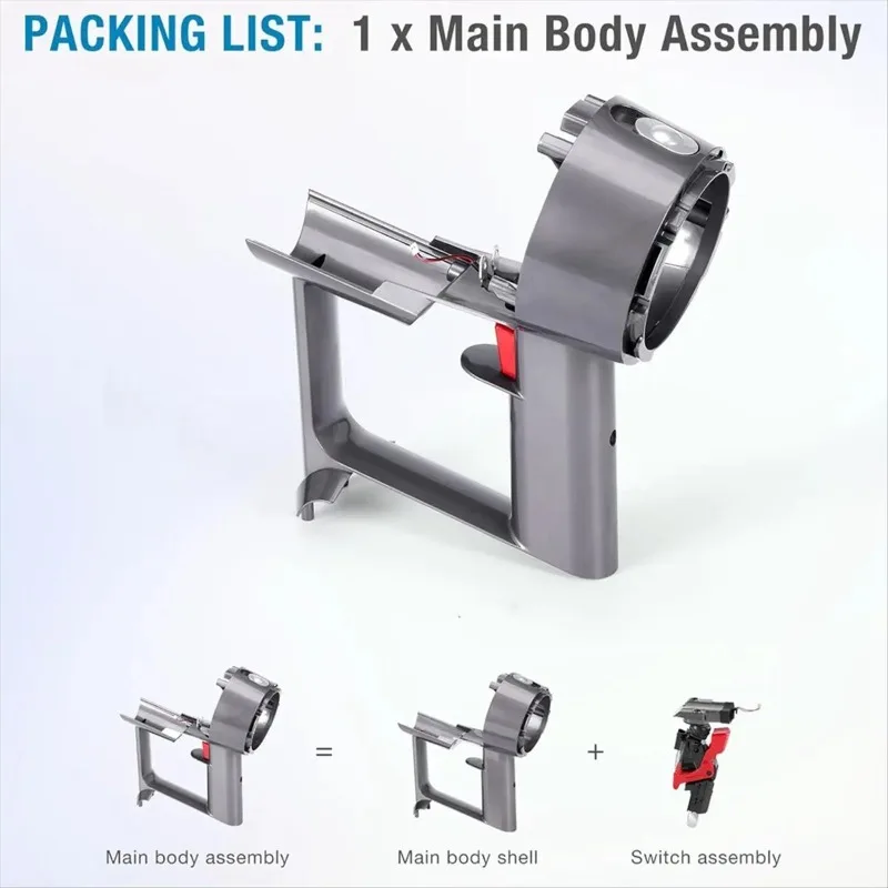 Main Body Assembly Housing for V10 SV12 Vacuum Cleaner Main Body Assembly Service Assembly Housing Part
Main Body Assembly Housing for V10 SV12 Vacuum Cleaner Main Body Assembly Service Assembly Housing Part