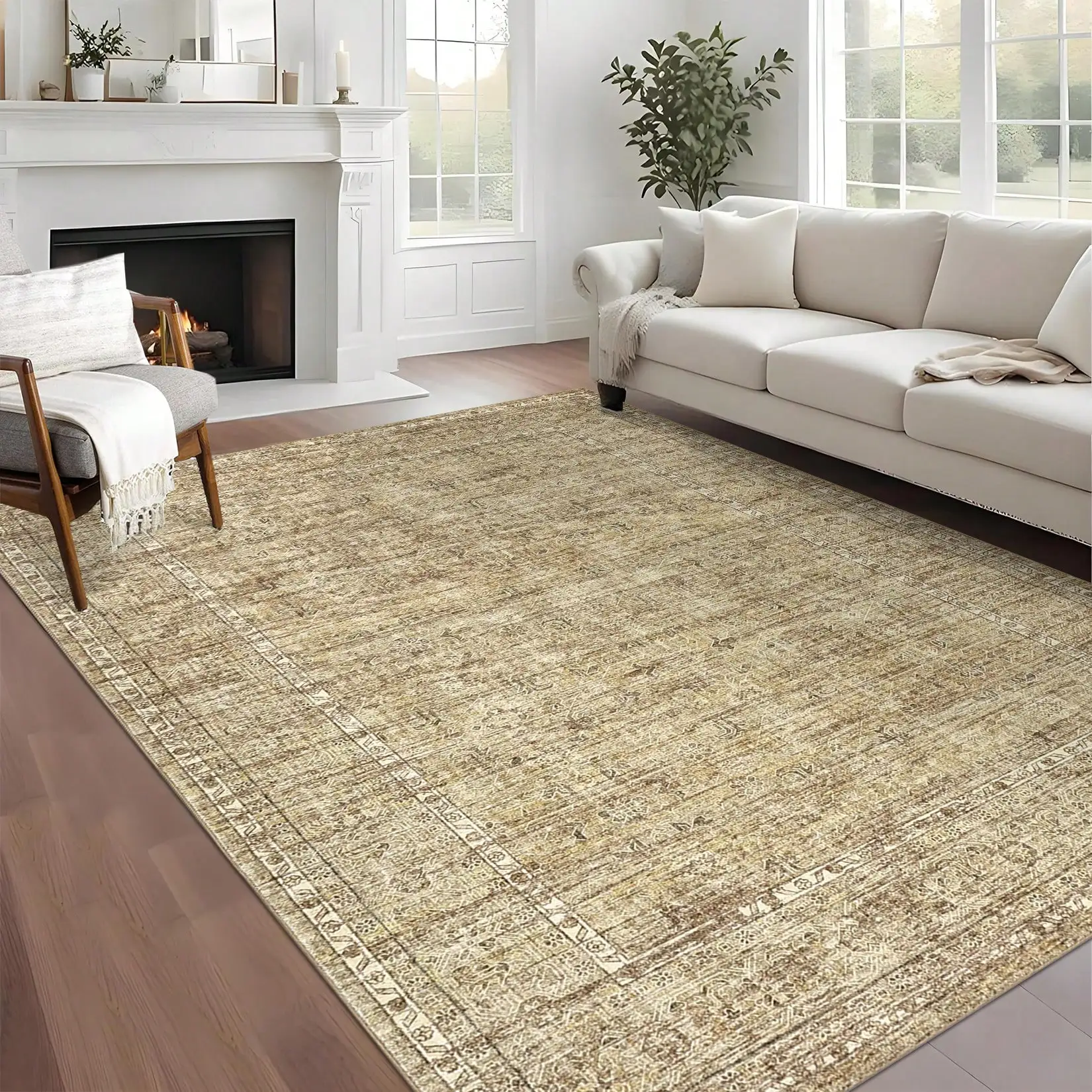 Vintage Floral Print Bedroom Rug Soft Non-Slip Foldable Washable For Offices Restaurants Apartments Kitchens And Hallways
Vintage Floral Print Bedroom Rug Soft Non-Slip Foldable Washable For Offices Restaurants Apartments Kitchens And Hallways