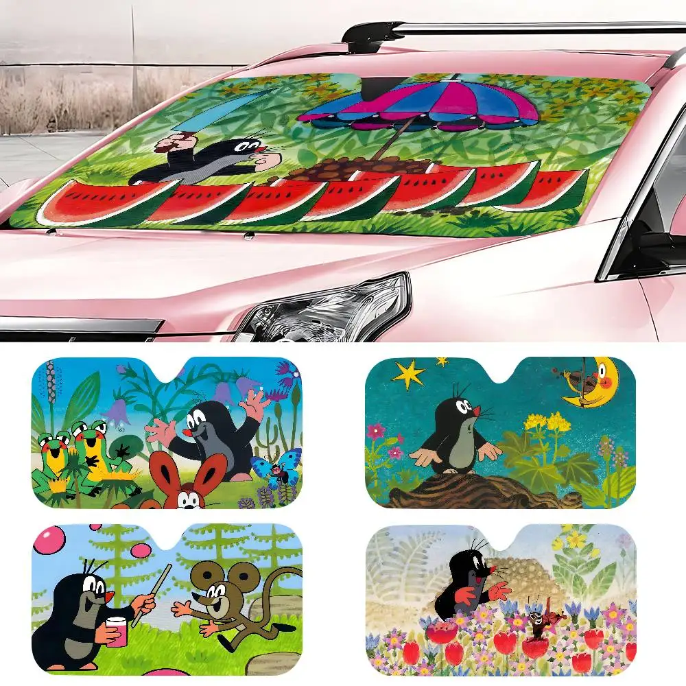 Cute Happy M-Mole Krtek Car Windshield Funny Sun Shade Foldable UV Ray Sun Visor Protector Sunshade For Front Window
Cute Happy M-Mole Krtek Car Windshield Funny Sun Shade Foldable UV Ray Sun Visor Protector Sunshade For Front Window