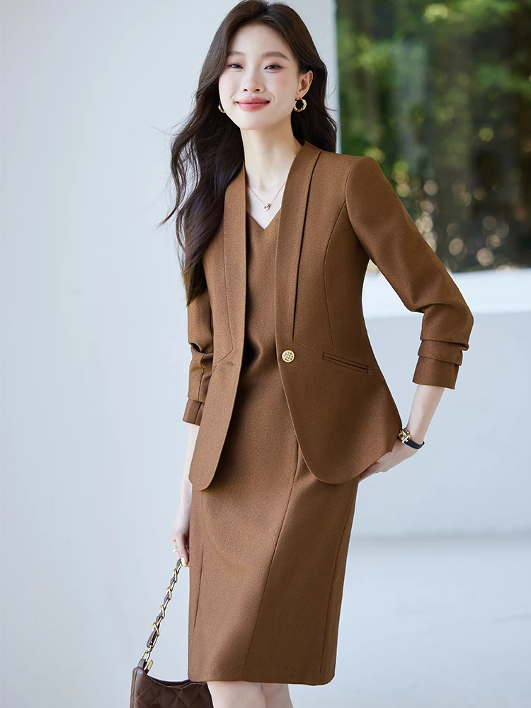 Faionable Profional Women's Suit Set Nel Workwear Skirt Two-Piece Ensemble Commute Sle Regular Fit Long Sve
Faionable Profional Women's Suit Set Nel Workwear Skirt Two-Piece Ensemble Commute Sle Regular Fit Long Sve