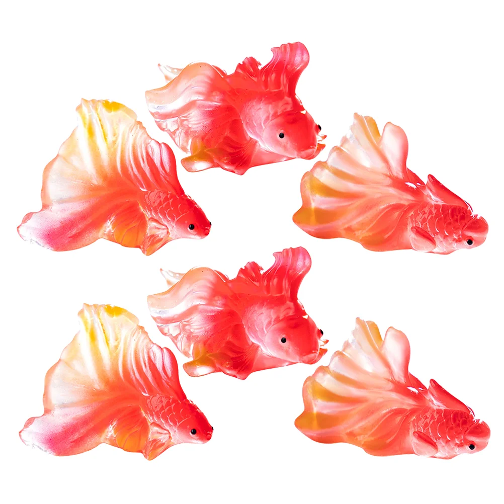 6 Pcs Micro Landscape Goldfish Tank Decorations Fishing Animal Statue Ornaments Figurines Red
6 Pcs Micro Landscape Goldfish Tank Decorations Fishing Animal Statue Ornaments Figurines Red