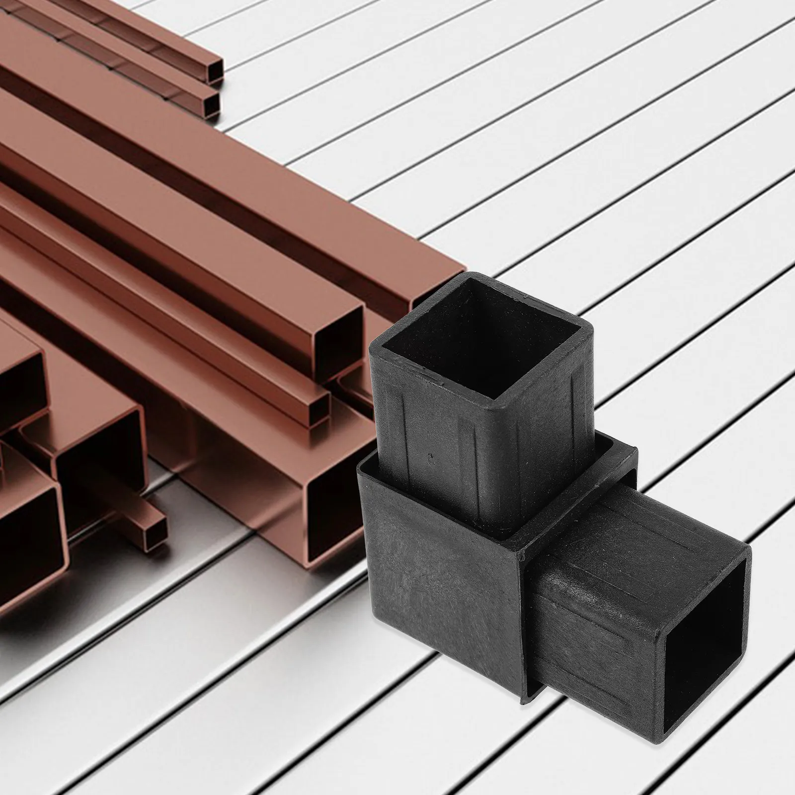 Right Angle Two-Way Corner Connector for 40-Type Tubes Sturdy Plastic Shelf Tight Fixing Brace Reliable Connection Modern Design
Right Angle Two-Way Corner Connector for 40-Type Tubes Sturdy Plastic Shelf Tight Fixing Brace Reliable Connection Modern Design