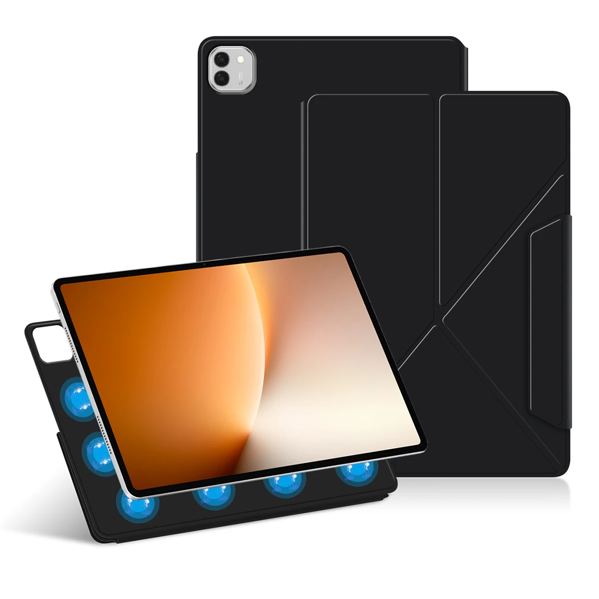 For Honor MagicPad 3 Pro Leather Case Origami Stand Magnetic Tablet Cover Auto Wake / Sleep
For Honor MagicPad 3 Pro Leather Case Origami Stand Magnetic Tablet Cover Auto Wake / Sleep