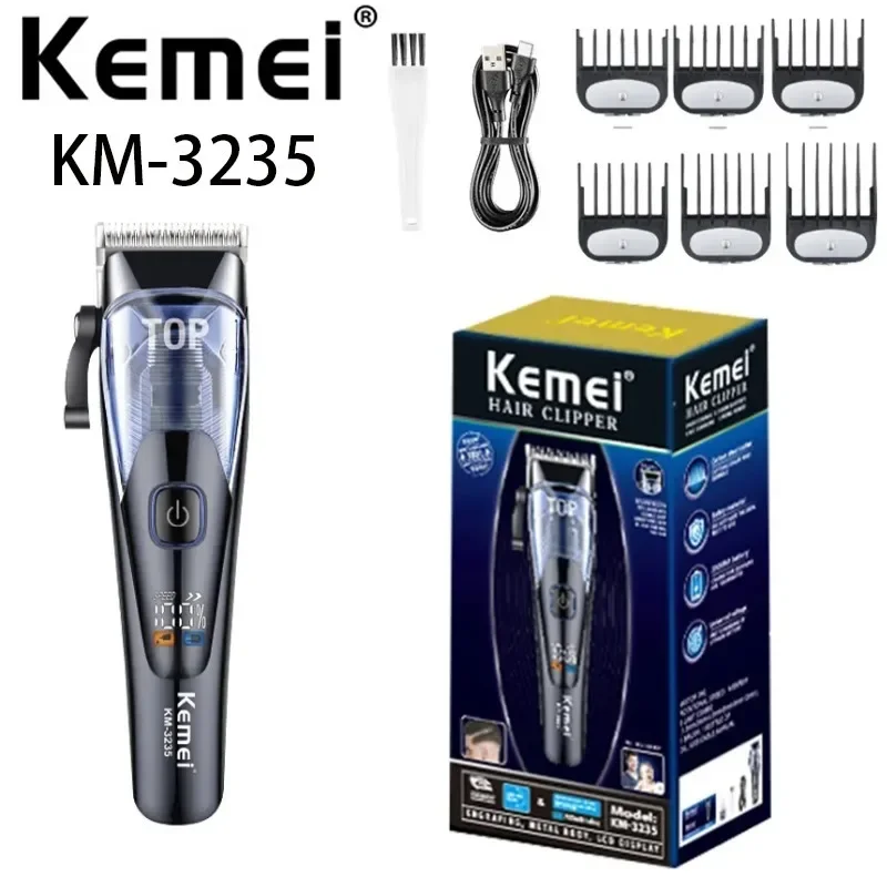 Factory Price New Professional Electric Hair Trimmer Hair Km-3235 Adjustable Cutter Head Professional Hair Trimmer Clipper
Factory Price New Professional Electric Hair Trimmer Hair Km-3235 Adjustable Cutter Head Professional Hair Trimmer Clipper