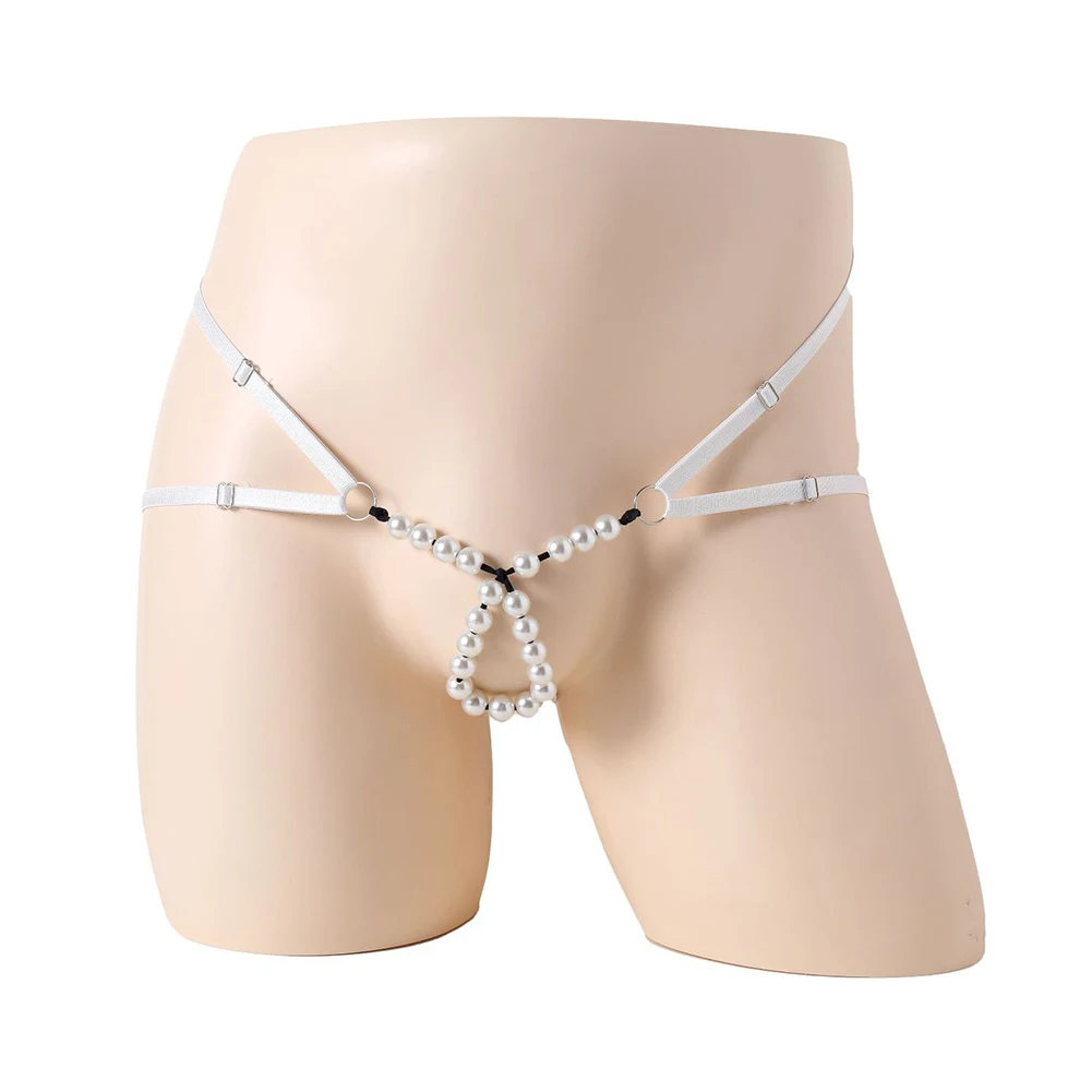 New Men Sexy Panties JockStraps Thongs G-String Underwear Low-Waist Bead Lingerie Male Transparent Underwear Without Censorship
New Men Sexy Panties JockStraps Thongs G-String Underwear Low-Waist Bead Lingerie Male Transparent Underwear Without Censorship