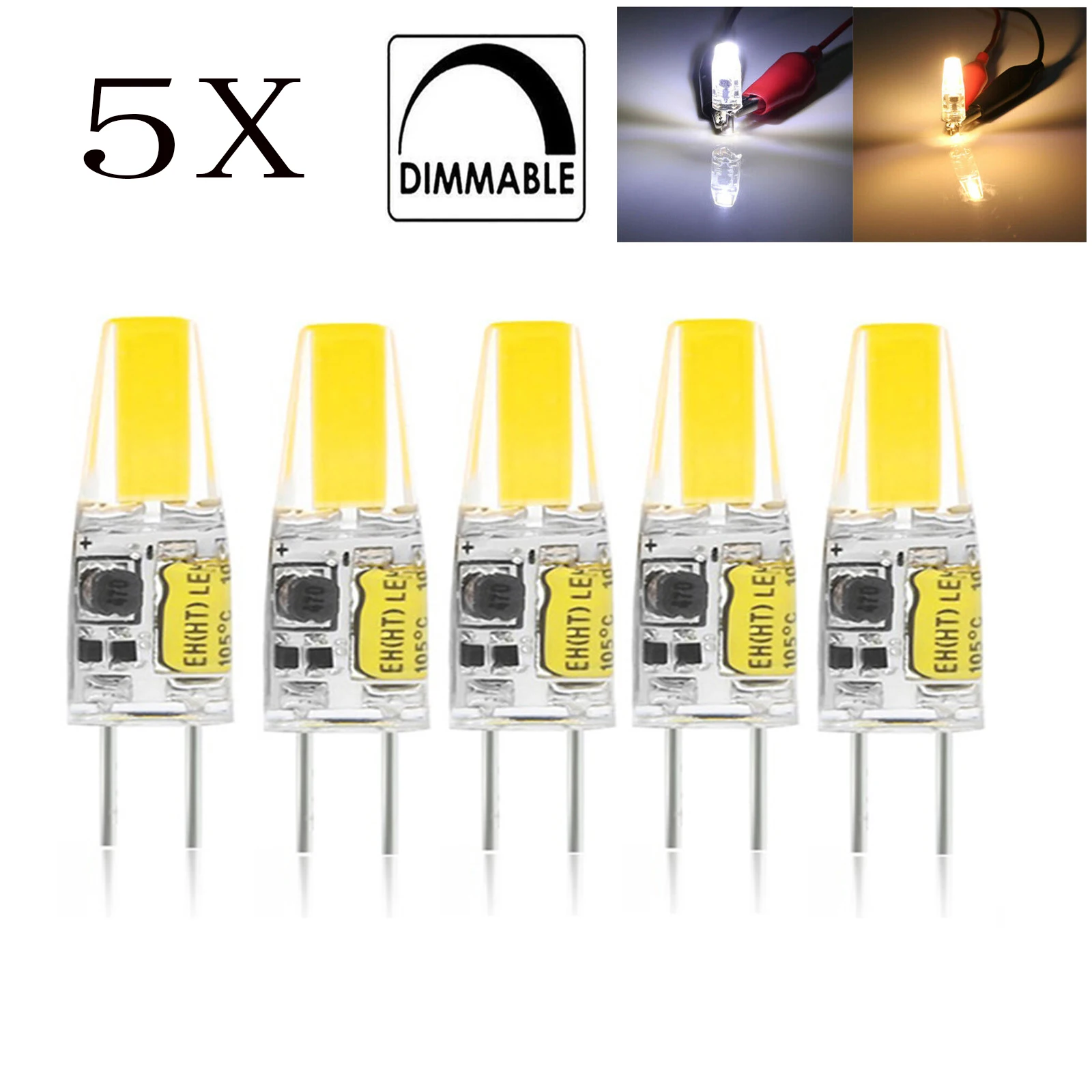 5PCS Mini G4 Led Силиконовые лампы 6W регулируемые лампы Ac Dc 12V Cob Холодные белые люстры прожекторы Bombillas Home
5PCS Mini G4 Led Силиконовые лампы 6W регулируемые лампы Ac Dc 12V Cob Холодные белые люстры прожекторы Bombillas Home