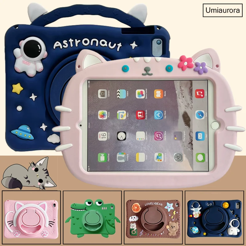 For IPad Mini 8.3" A17 Pro 9.7 7th 8th 9th 10.2 10th 11th Gen 11 inch A16 Air 10.9 Kids Cartoon Silicon Case Stand Tablet Funda
For IPad Mini 8.3" A17 Pro 9.7 7th 8th 9th 10.2 10th 11th Gen 11 inch A16 Air 10.9 Kids Cartoon Silicon Case Stand Tablet Funda