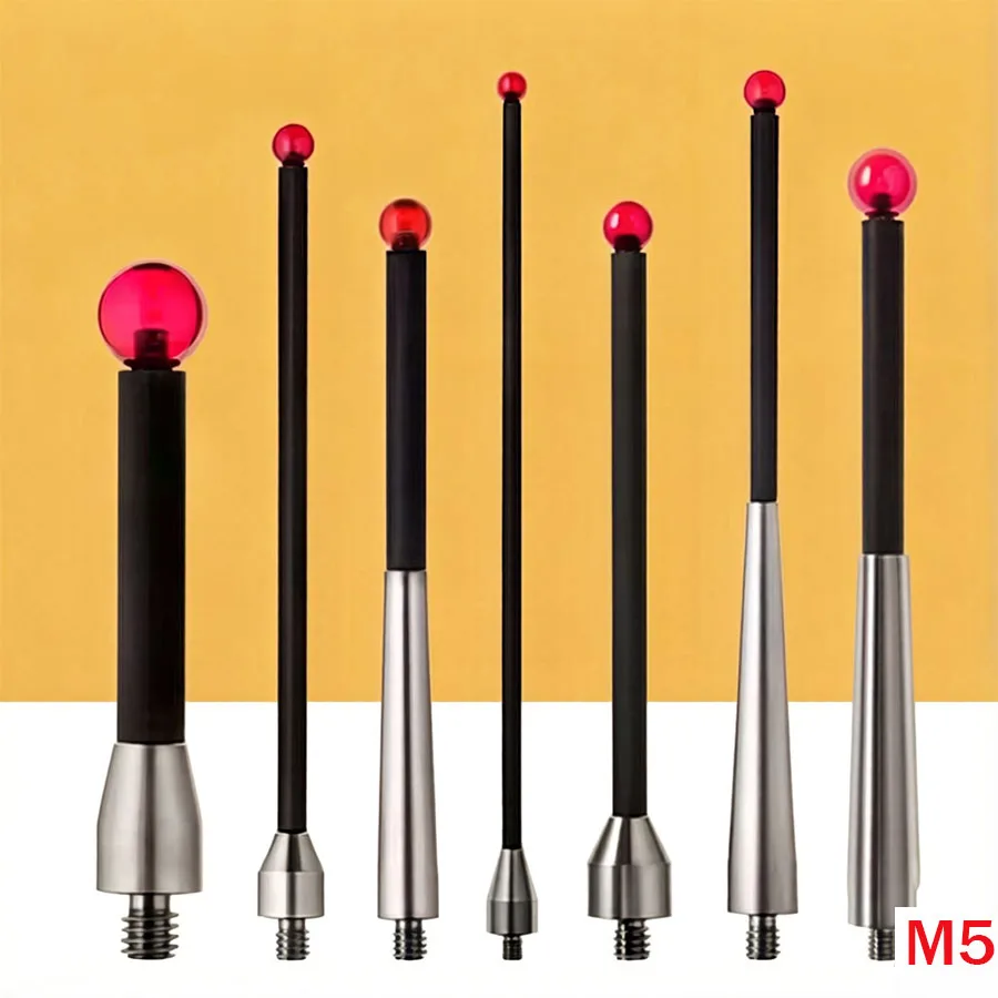 New product launch, M5 coordinate measuring needle, 3D probe, carbon fiber measuring rod, ruby machine tool measuring head
New product launch, M5 coordinate measuring needle, 3D probe, carbon fiber measuring rod, ruby machine tool measuring head