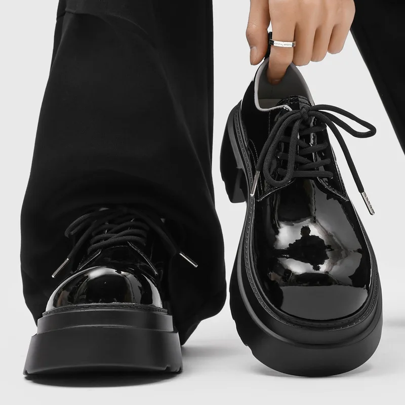High Quality Men's Sneakers and Casual Shoes round head Men's Derby Shoes high-end Designer Platform Men's Shoes tenis masculino
High Quality Men's Sneakers and Casual Shoes round head Men's Derby Shoes high-end Designer Platform Men's Shoes tenis masculino