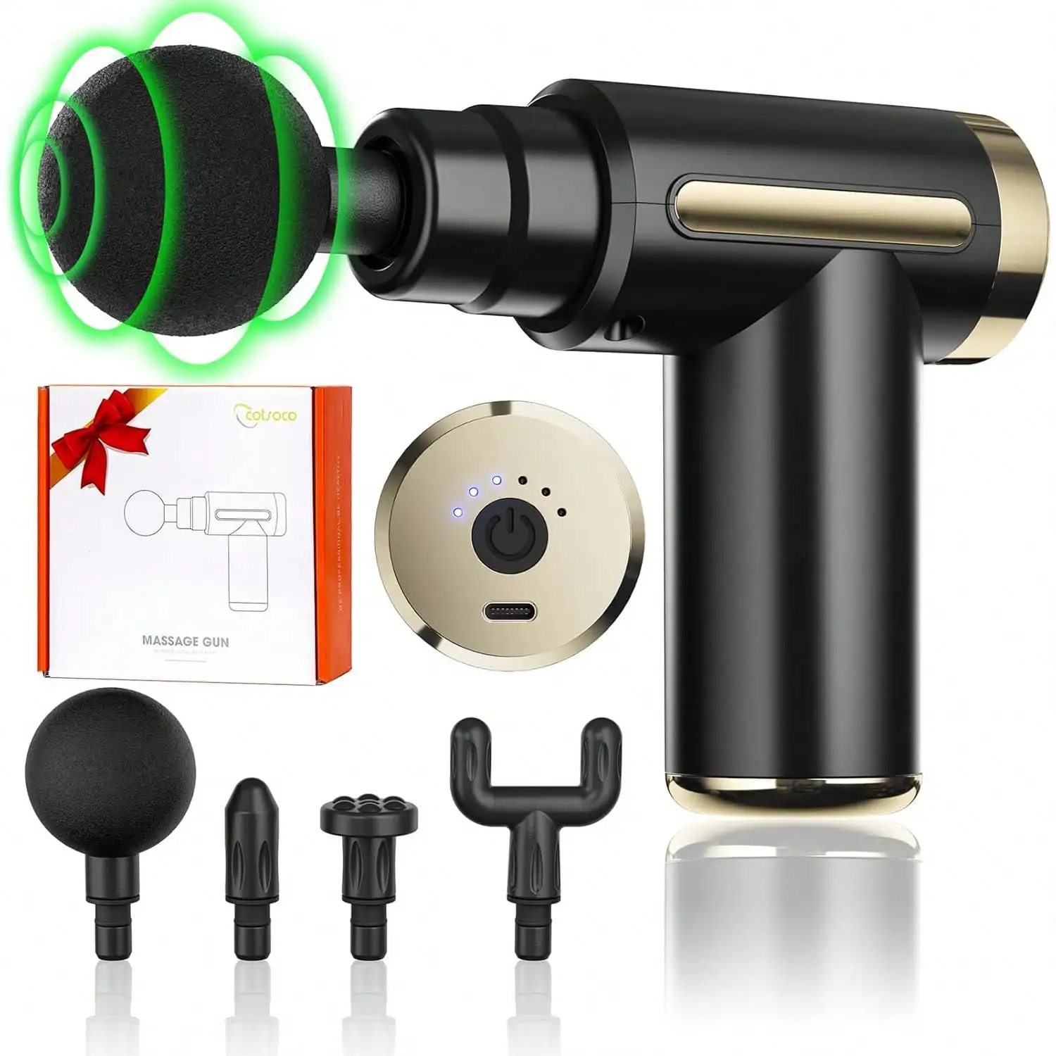 Mini Massage Gun, Cordless Handheld Deep Tissue 6 Speeds Fascia Gun, Type-C Charging
Mini Massage Gun, Cordless Handheld Deep Tissue 6 Speeds Fascia Gun, Type-C Charging