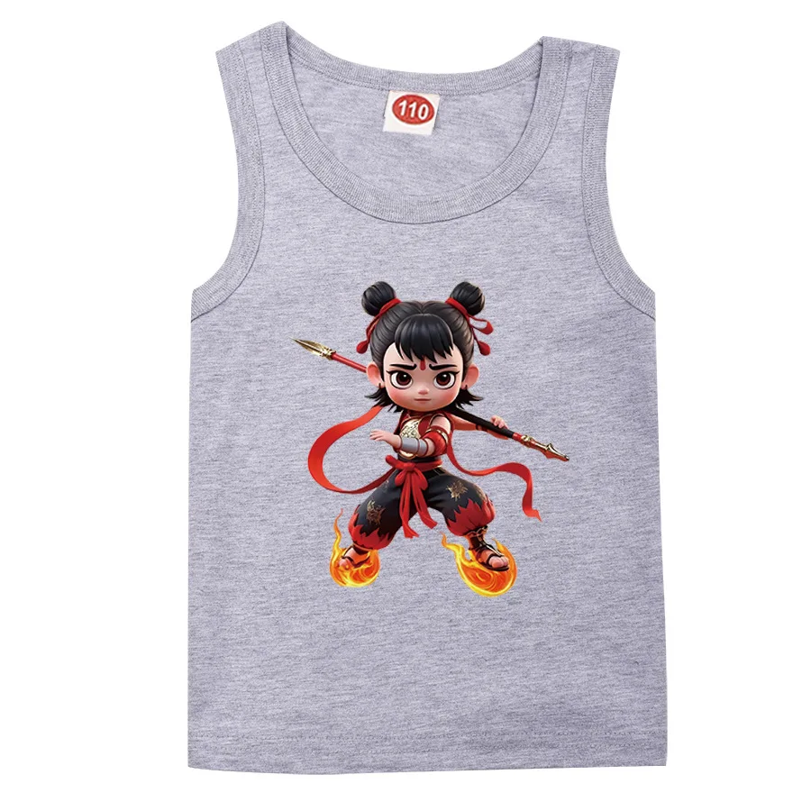 2025 Newest Movie Nezha 2 T Shirt Kids Cartoon Ne Zha Aobing T-Shirt Boys Sleeveless Tops Girls Leisure Tshirt Children Clothing
2025 Newest Movie Nezha 2 T Shirt Kids Cartoon Ne Zha Aobing T-Shirt Boys Sleeveless Tops Girls Leisure Tshirt Children Clothing