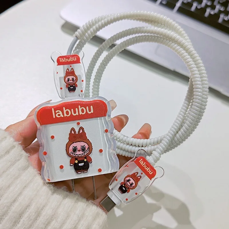 4pcs/set New Labubu Charger Data Cable Case Protector and Winding Kit for Apple 18W 20W Charger Adapter High Quality
4pcs/set New Labubu Charger Data Cable Case Protector and Winding Kit for Apple 18W 20W Charger Adapter High Quality