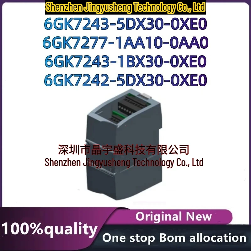 New Original Module CM1243 6GK7243-5DX30-0XE0, 6GK7242-5DX30-0XE0, 6GK7243-1BX30-0XE0, CSM1277 6GK7277-1AA10-0AA0
New Original Module CM1243 6GK7243-5DX30-0XE0, 6GK7242-5DX30-0XE0, 6GK7243-1BX30-0XE0, CSM1277 6GK7277-1AA10-0AA0