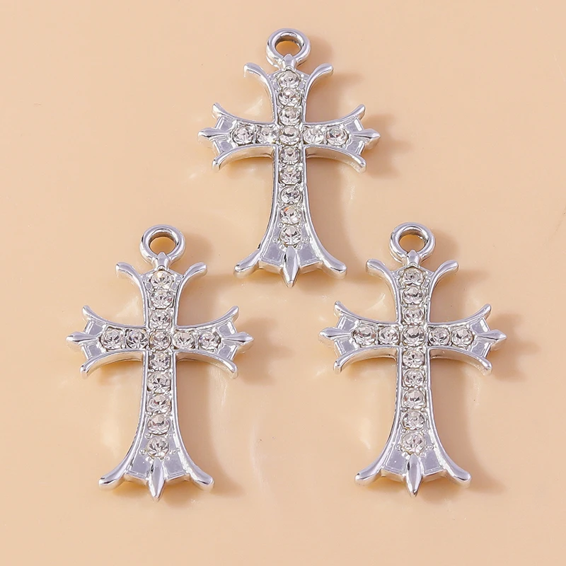 20pcs Cute Crystal Alloy Cross Charms Pendants for Jewelry Making Drop Earrings Necklaces Bracelets DIY Crafts Accessories
20pcs Cute Crystal Alloy Cross Charms Pendants for Jewelry Making Drop Earrings Necklaces Bracelets DIY Crafts Accessories