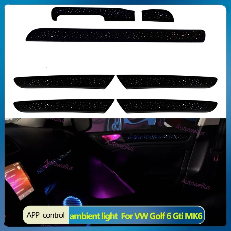 AUTOWELLUS Ambient Light For VW Golf 6 Gti MK6 2008-2013 Atmosphere Lamp lumini Backlight environmental mood Lighting star Trim
AUTOWELLUS Ambient Light For VW Golf 6 Gti MK6 2008-2013 Atmosphere Lamp lumini Backlight environmental mood Lighting star Trim