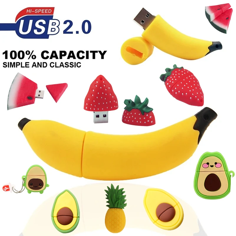 Cute Cartoon fruit Banana 64GB USB Flash Drive 8GB 16GB 32GB Lion Pendrive USB 2.0 Memory Stick Dinosaur Pen Drive
Cute Cartoon fruit Banana 64GB USB Flash Drive 8GB 16GB 32GB Lion Pendrive USB 2.0 Memory Stick Dinosaur Pen Drive