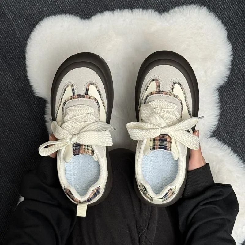 Korean Casual Sneakers 2025 Spring and Autumn New Style Trendy Thick-soled Height-increasing Women's Versatile Sneakers,35-40
Korean Casual Sneakers 2025 Spring and Autumn New Style Trendy Thick-soled Height-increasing Women's Versatile Sneakers,35-40