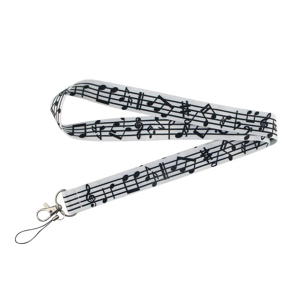 Phone Strap Badge Strap Webbings Ribbon Name Tag Holder Badge Holder Keys Keychain ID Card Pass Hang Rope Music Symbols Lanyard
Phone Strap Badge Strap Webbings Ribbon Name Tag Holder Badge Holder Keys Keychain ID Card Pass Hang Rope Music Symbols Lanyard