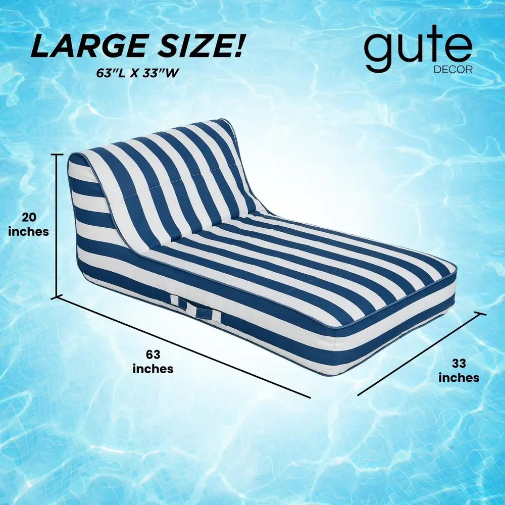 Stylish Pool Float Lounger Recliner, Large Floating Chair amp Backrest, Heavy Duty Lake, Beach Premium Comfortable Tube, Durabl
Stylish Pool Float Lounger Recliner, Large Floating Chair amp Backrest, Heavy Duty Lake, Beach Premium Comfortable Tube, Durabl
