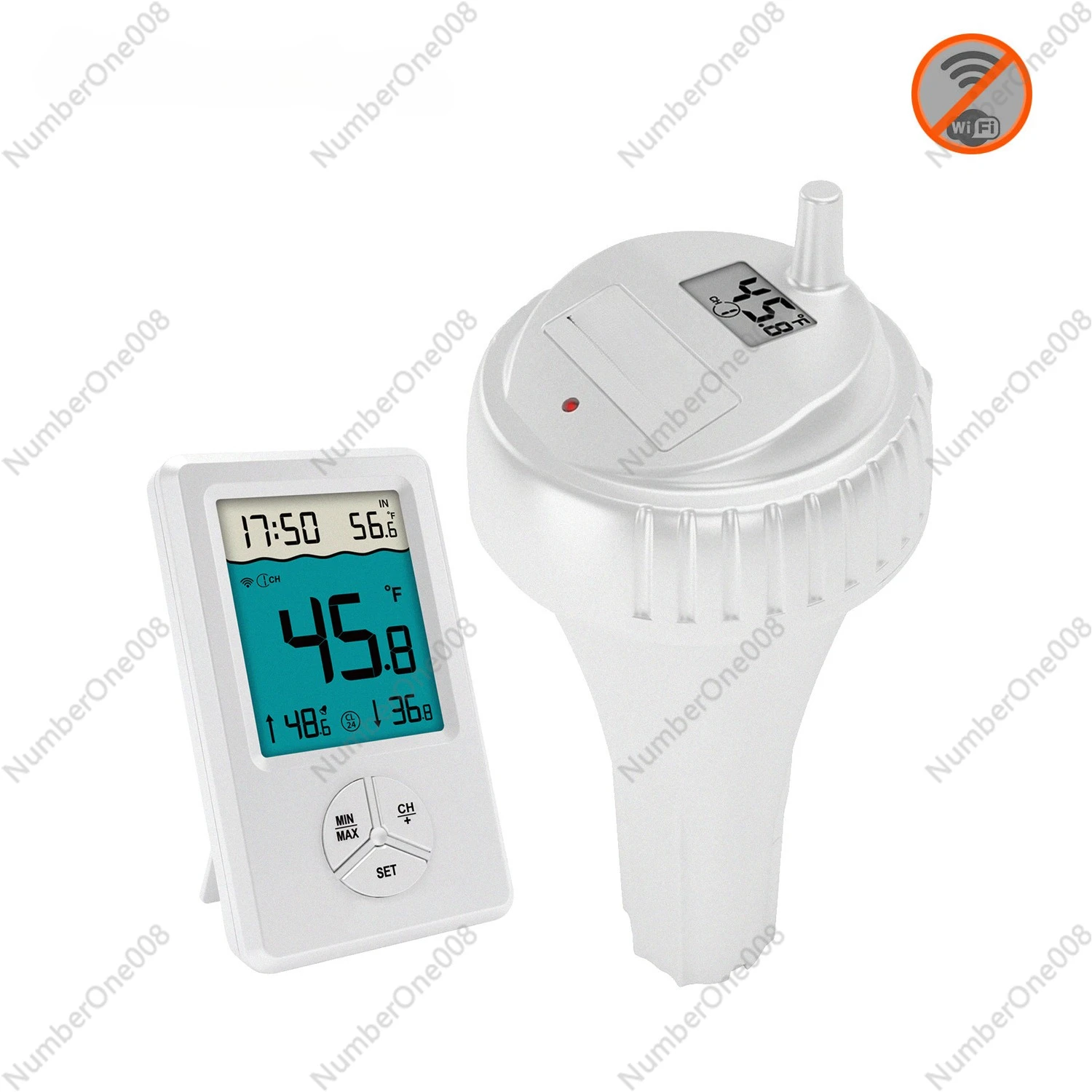 Pool thermometer | Double waterproof design + 100m remote transmission, anti-drop floating LCD screen
Pool thermometer | Double waterproof design + 100m remote transmission, anti-drop floating LCD screen