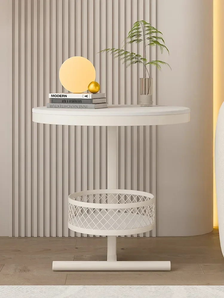 Sintering stone, cream style, luxury sofa, living room, apartment, simple, white double storage side table
Sintering stone, cream style, luxury sofa, living room, apartment, simple, white double storage side table