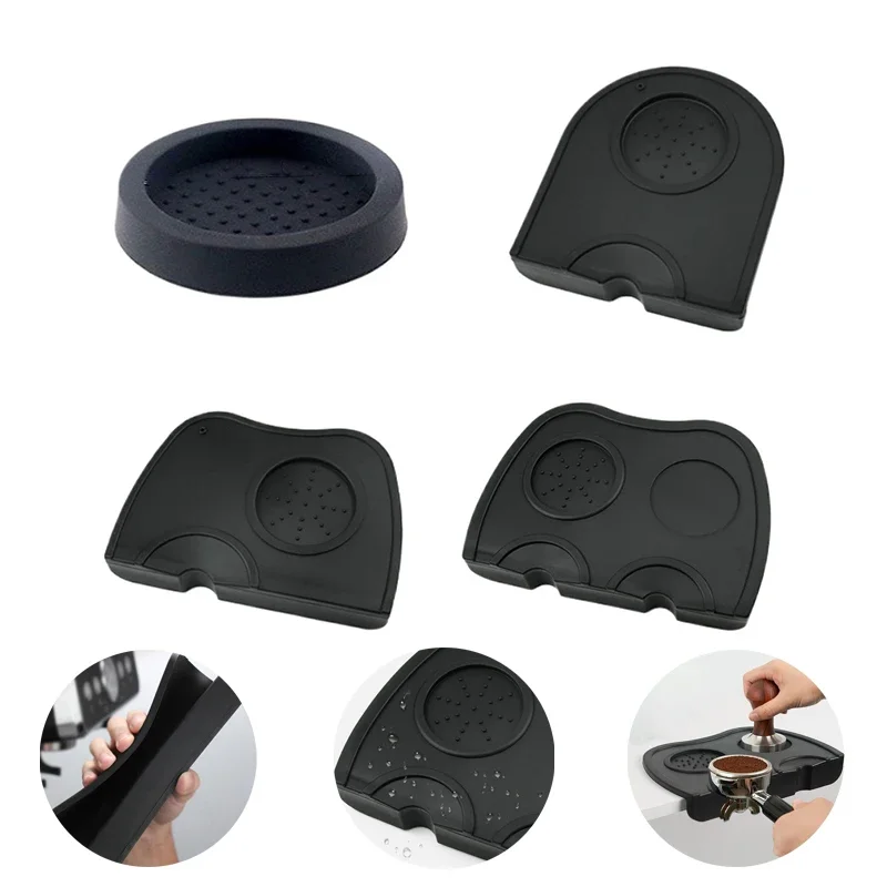 Silicone Non-slip Mat Coffee Tamper Mat Tamping Rest Holder Corner Edge Pad Black Base Office Bar Shop Silicone Espresso Station
Silicone Non-slip Mat Coffee Tamper Mat Tamping Rest Holder Corner Edge Pad Black Base Office Bar Shop Silicone Espresso Station