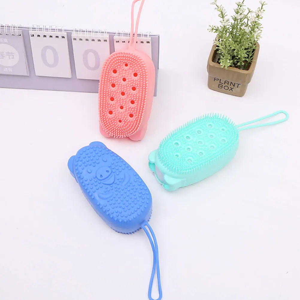 4Pcs Silicone Bath Brush Body Scrubber Gentle Exfoliating Shower Brush Back Massage Bathing Tool Soft Body Cleaning Scrubber
4Pcs Silicone Bath Brush Body Scrubber Gentle Exfoliating Shower Brush Back Massage Bathing Tool Soft Body Cleaning Scrubber