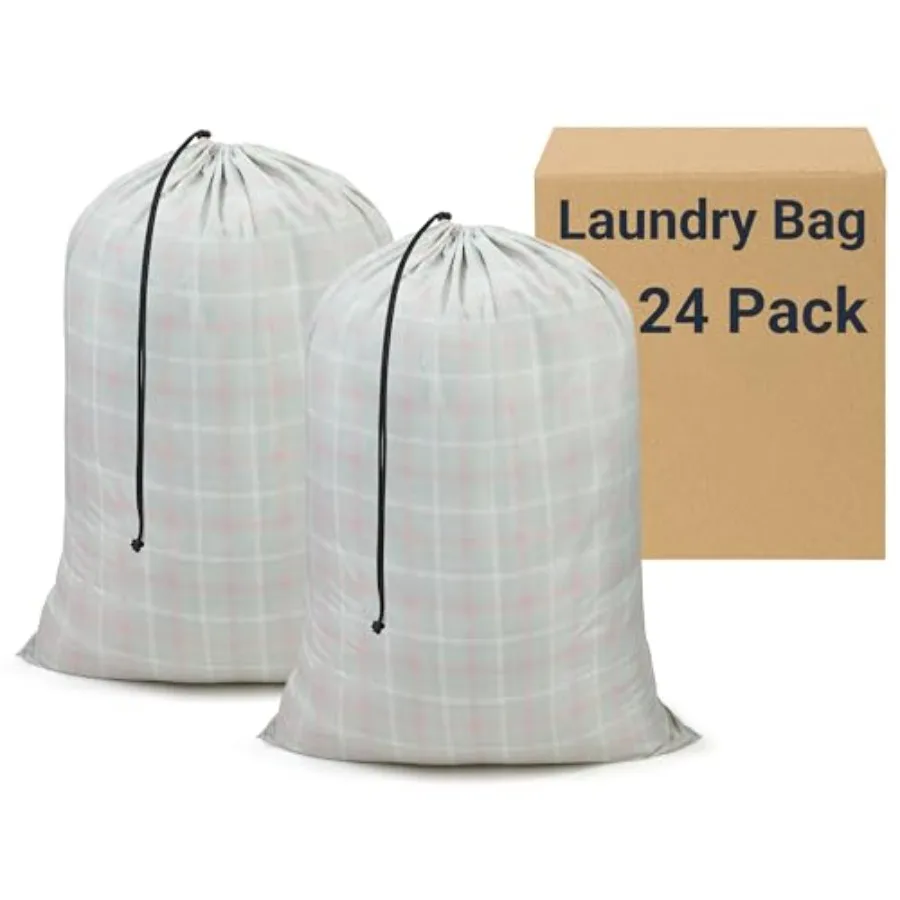 Extra Large Heavy Duty Laundry Bag 24 Pack Washable Dirty Clothes Organizer XL for College Dorm Hotel Camping and Home Storage
Extra Large Heavy Duty Laundry Bag 24 Pack Washable Dirty Clothes Organizer XL for College Dorm Hotel Camping and Home Storage