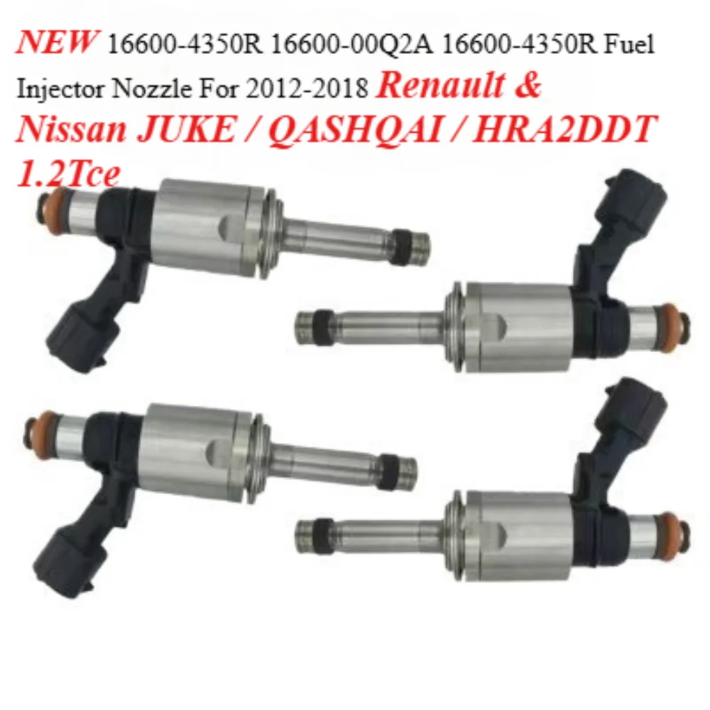 NEW 16600-4350R 16600-00Q2A 16600-4350R Fuel Injector Nozzle For 2012-2018 Renault & Nissan JUKE / QASHQAI / HRA2DDT 1.2Tce
NEW 16600-4350R 16600-00Q2A 16600-4350R Fuel Injector Nozzle For 2012-2018 Renault & Nissan JUKE / QASHQAI / HRA2DDT 1.2Tce