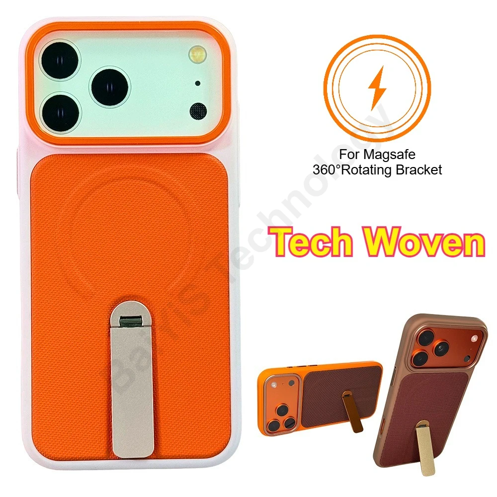 High Quality Tech Woven Magnetic Phone Cases For IPhone17 16 15 14 13 12 Pro Max Air Plus For Magsafe 360°Rotating Bracket Cover
High Quality Tech Woven Magnetic Phone Cases For IPhone17 16 15 14 13 12 Pro Max Air Plus For Magsafe 360°Rotating Bracket Cover