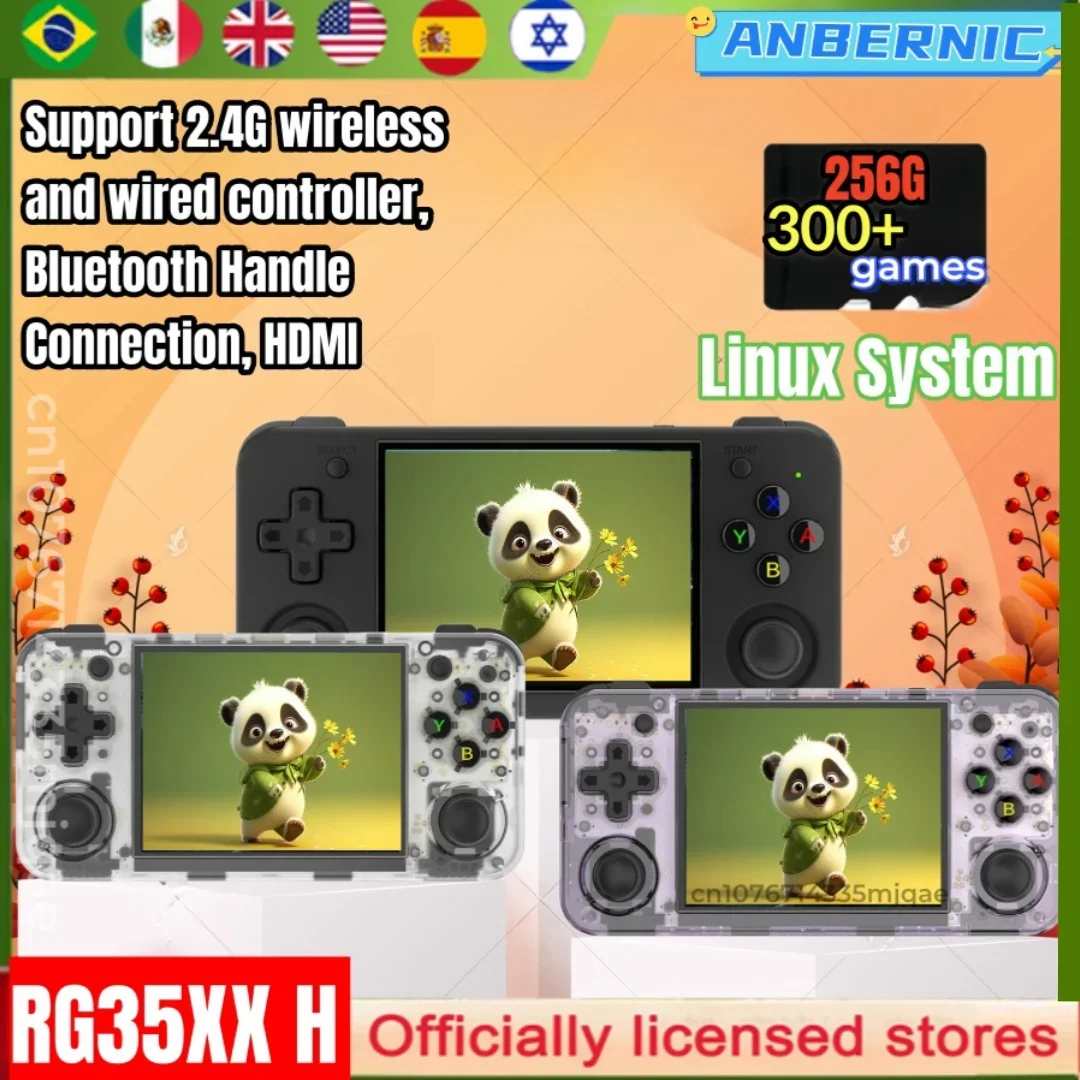 ANBERNIC RG35XX H Portable Console Retro Handheld Game Player Linux System 300+PSP Classic Games Support-HDMI TV Output 5G WIFI
ANBERNIC RG35XX H Portable Console Retro Handheld Game Player Linux System 300+PSP Classic Games Support-HDMI TV Output 5G WIFI