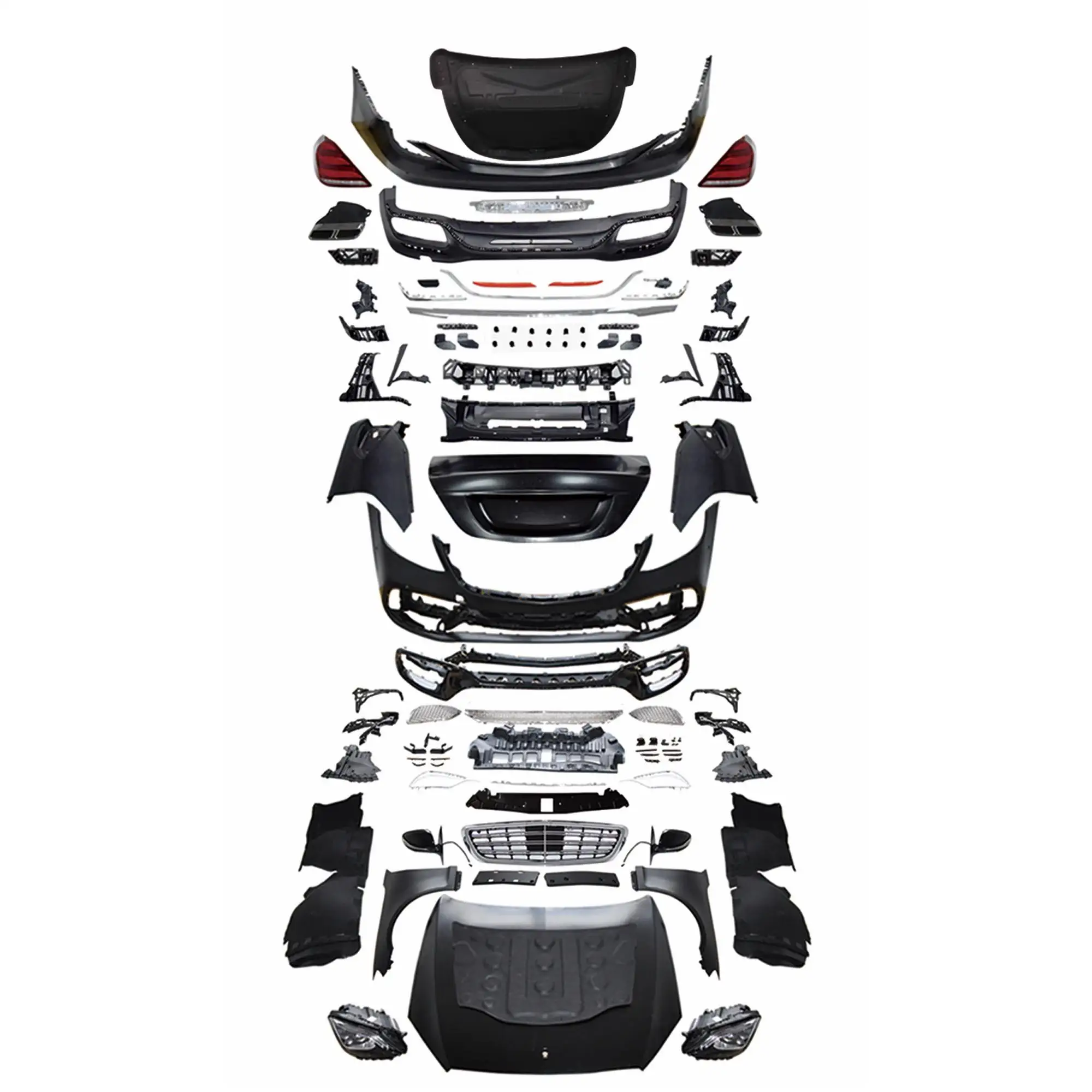 Upgrade S-Class W221 Body Conversion Kit for Older Models W222 S65 Style Bodykit
Upgrade S-Class W221 Body Conversion Kit for Older Models W222 S65 Style Bodykit