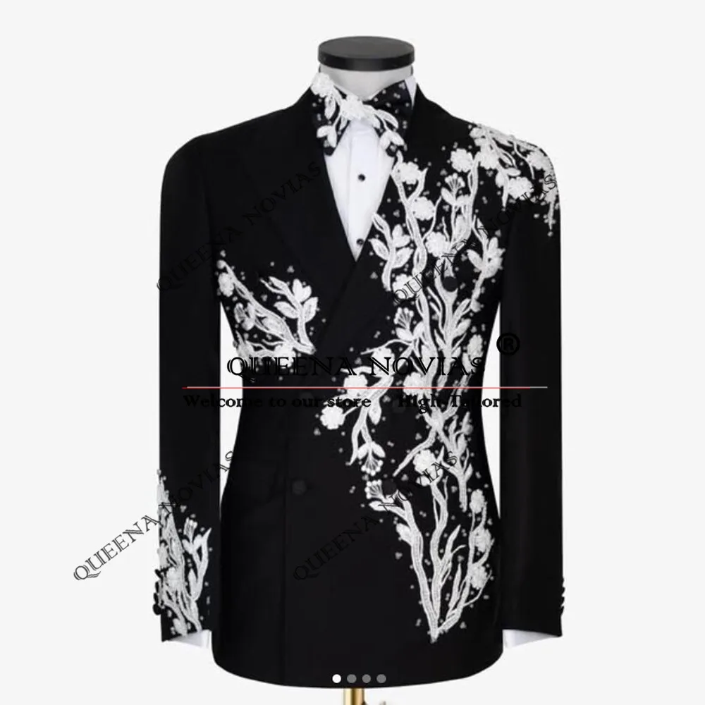 Exquisite Groom Wedding Tuxedo Diamond Beaded Stone Suits Men 2-Piece Sets Double Breasted Prom Blazer Formal Occasion Dresses
Exquisite Groom Wedding Tuxedo Diamond Beaded Stone Suits Men 2-Piece Sets Double Breasted Prom Blazer Formal Occasion Dresses