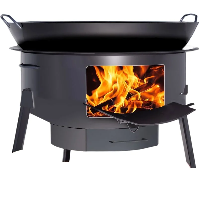 Extra thick rural household wood burning stove movable camping pot outdoor stove
Extra thick rural household wood burning stove movable camping pot outdoor stove