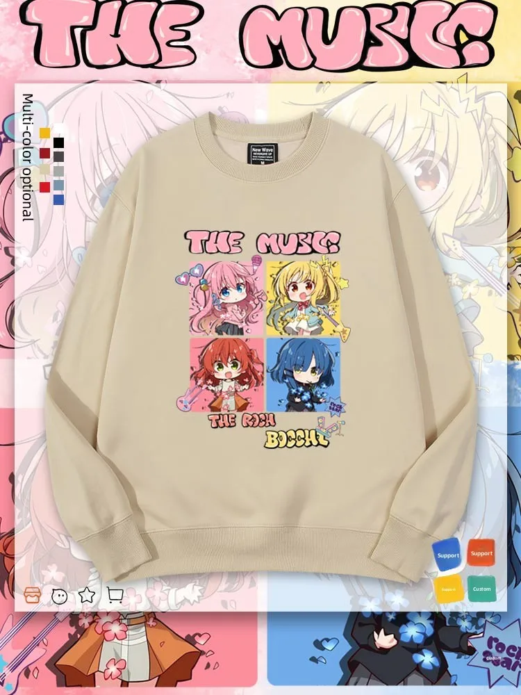 Trendy Fce-lined Student Hoodie ex Ro Music Print Casual Loose Fit Autumn Winter Cotton Polyester Blend Sweatirt
Trendy Fce-lined Student Hoodie ex Ro Music Print Casual Loose Fit Autumn Winter Cotton Polyester Blend Sweatirt