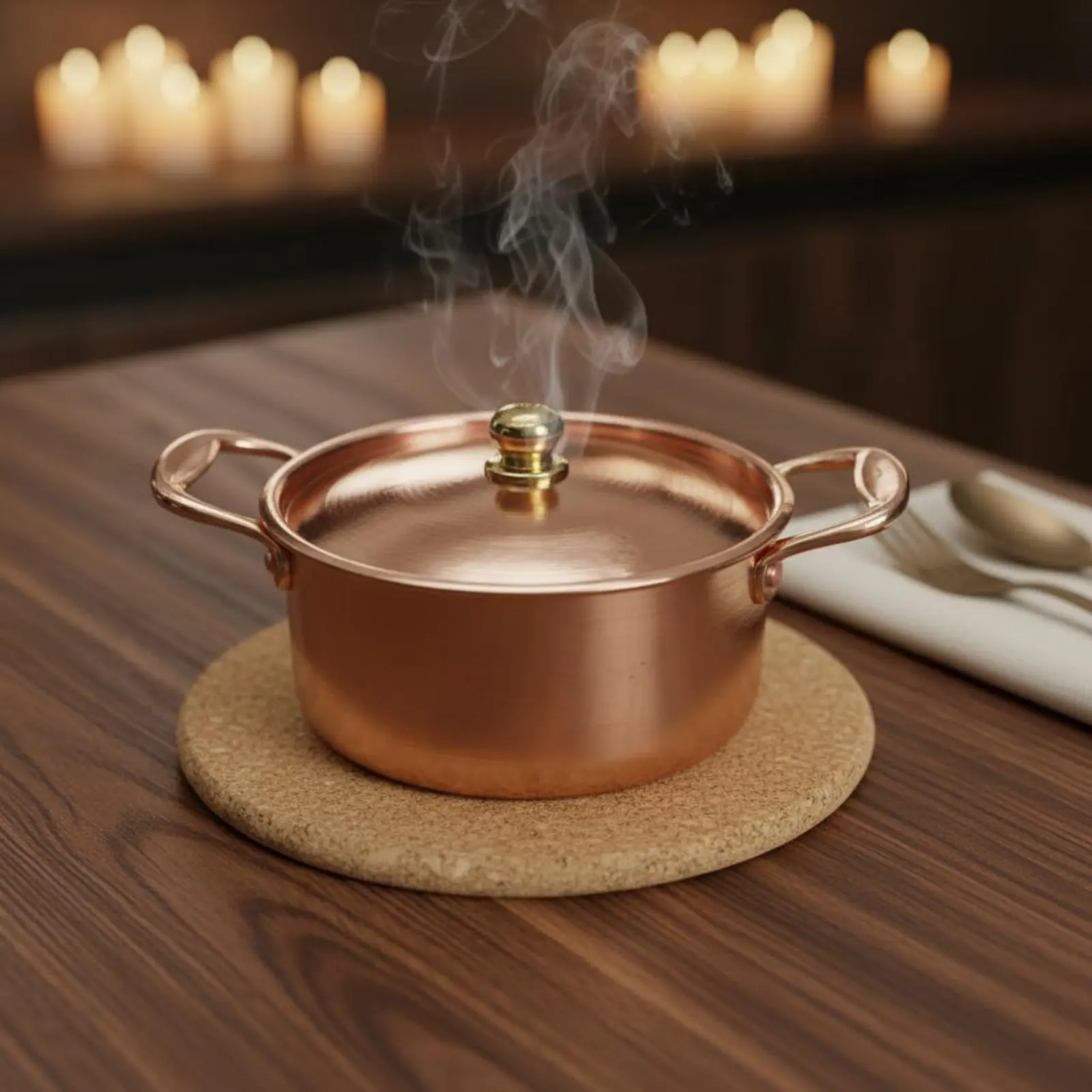 Small Copper Soup Pot Pot European Design Single Person Induction Pot Cookware Fine Craftsmanship for Dining Table
Small Copper Soup Pot Pot European Design Single Person Induction Pot Cookware Fine Craftsmanship for Dining Table