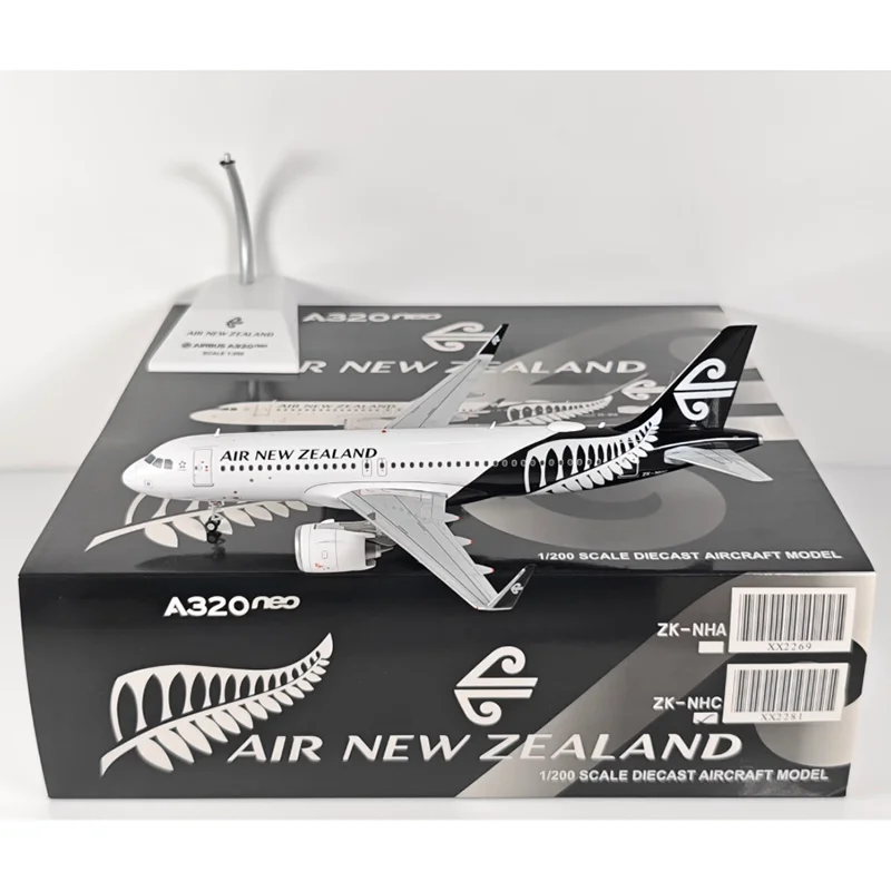 JC Wings Diecast 1/200 Scale Air New Zealand A320neo ZK-NHC Alloy Aircraft Model Collection Decorative Ornament
JC Wings Diecast 1/200 Scale Air New Zealand A320neo ZK-NHC Alloy Aircraft Model Collection Decorative Ornament